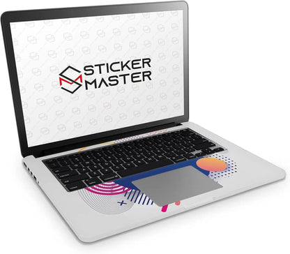 Sticker Master Flat Abstract Evrensel Sticker Dizüstü Bilgisayar Vinil Sticker Decal 12" 13" 13.3" 14" 15" 15.4" 15.6 inç Dizüstü Bilgisayar Çıkartma Koruyucu Macbook Asus Acer Hp Lenovo Huawei Dell İçin - Sticker Master