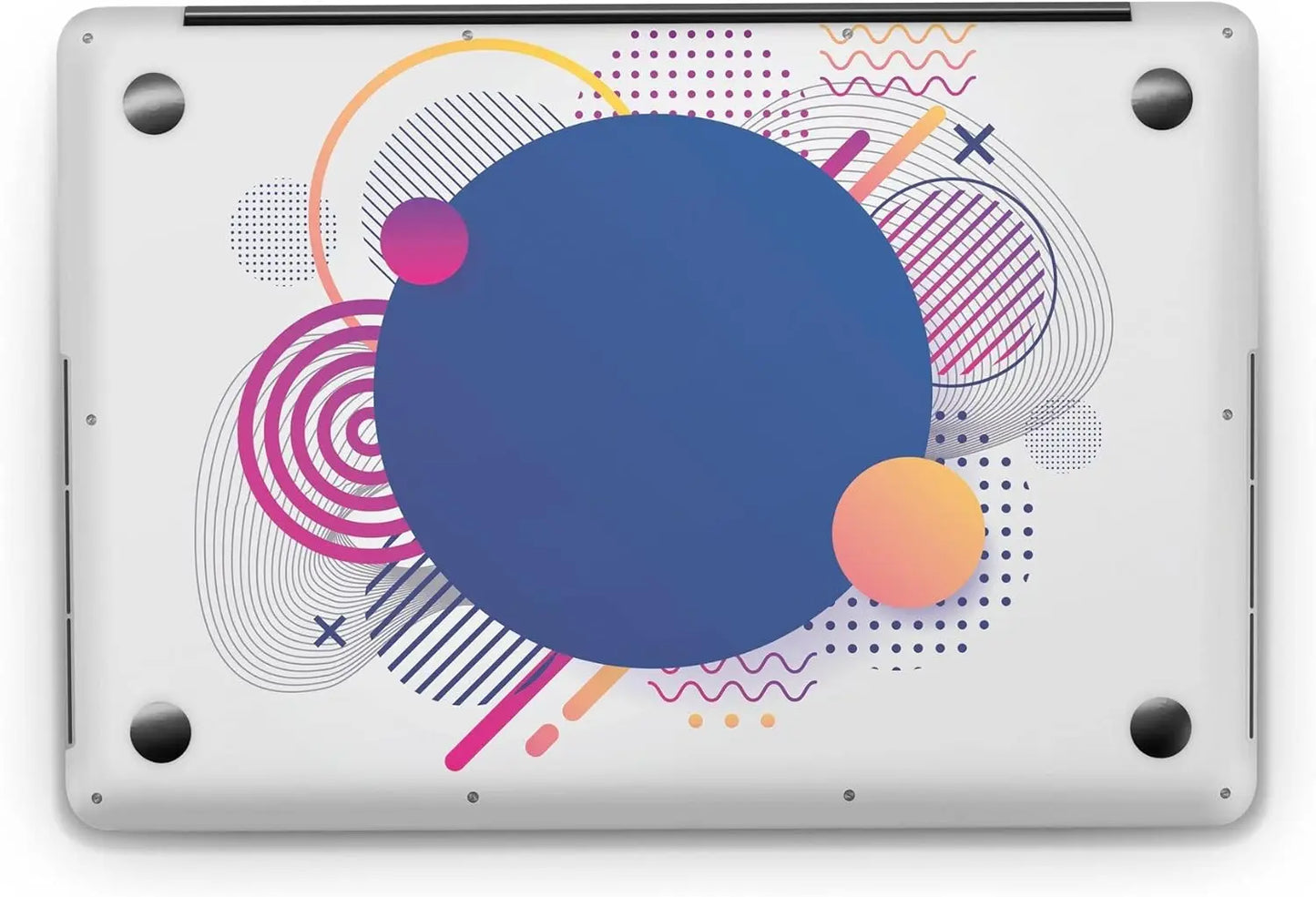 Sticker Master Flat Abstract Evrensel Sticker Dizüstü Bilgisayar Vinil Sticker Decal 12" 13" 13.3" 14" 15" 15.4" 15.6 inç Dizüstü Bilgisayar Çıkartma Koruyucu Macbook Asus Acer Hp Lenovo Huawei Dell İçin - Sticker Master