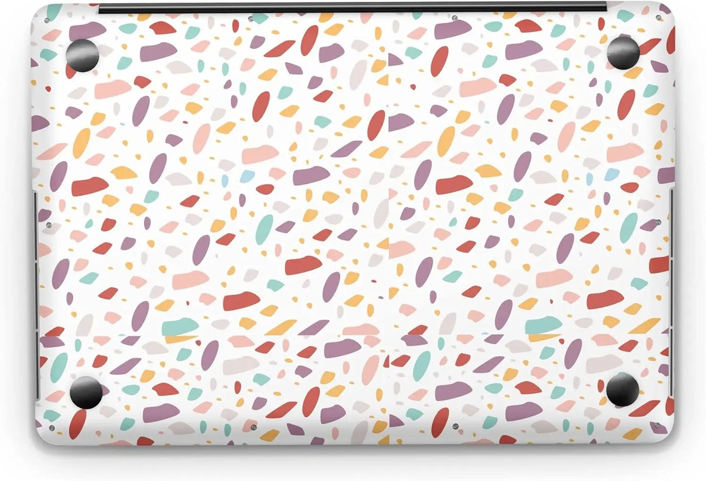 Sticker Master Colorful Flat Terrazzo Evrensel Sticker Dizüstü Bilgisayar Vinil Sticker Decal 12" 13" 13.3" 14" 15" 15.4" 15.6 inç Dizüstü Bilgisayar Çıkartma Koruyucu Macbook Asus Acer Hp Lenovo Huawei Dell İçin - Sticker Master