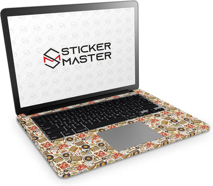 Sticker Master Music Retro Evrensel Sticker Dizüstü Bilgisayar Vinil Sticker Decal 12" 13" 13.3" 14" 15" 15.4" 15.6 inç Dizüstü Bilgisayar Çıkartma Koruyucu Macbook Asus Acer Hp Lenovo Huawei Dell İçin - Sticker Master