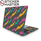 Retro Soyut Desen Laptop Sticker Art Design Vinil Kaplama | Sticker Master