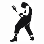 Sticker Master Rock Man Sticker - 15 Cm | Motor, Kask, Laptop, Araba, Oto Araç İçin