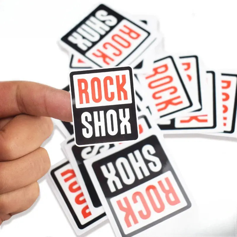 Rock Shox Sticker Bisiklet Amortisör Logo Etiketi | Sticker Master - Sticker Master
