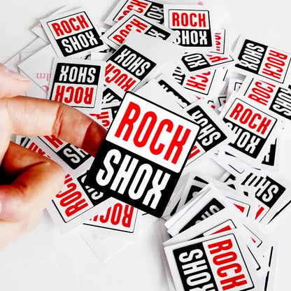Rock Shox Sticker Bisiklet Amortisör Logo Etiketi | Sticker Master - Sticker Master