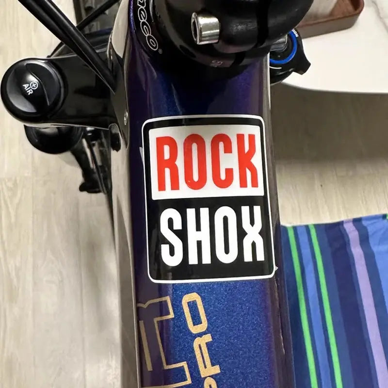 Rock Shox Sticker Bisiklet Amortisör Logo Etiketi | Sticker Master - Sticker Master