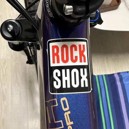 Rock Shox Sticker Bisiklet Amortisör Logo Etiketi | Sticker Master - Sticker Master