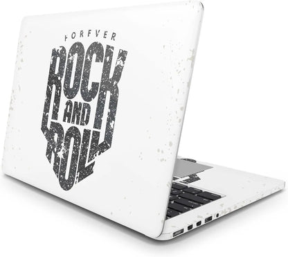 Sticker Master Music Retro Forever Rock And Roll Evrensel Sticker Dizüstü Bilgisayar Vinil Sticker Decal 12" 13" 13.3" 14" 15" 15.4" 15.6 inç Dizüstü Bilgisayar Çıkartma Koruyucu Macbook Asus Acer Hp Lenovo Huawei Dell İçin - Sticker Master