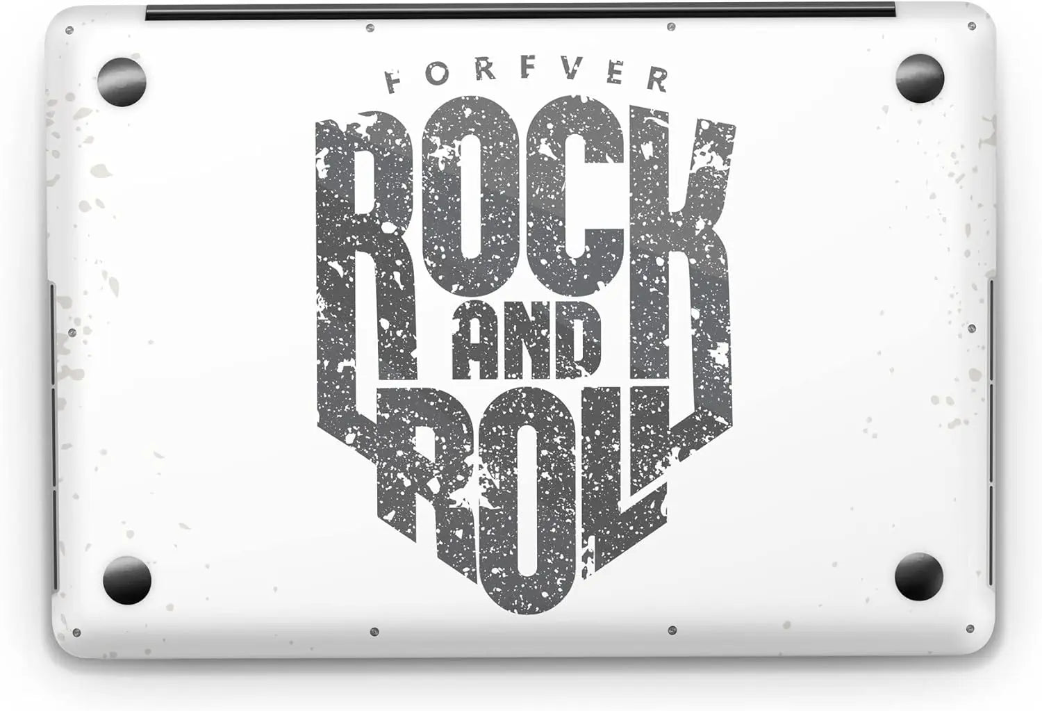 Sticker Master Music Retro Forever Rock And Roll Evrensel Sticker Dizüstü Bilgisayar Vinil Sticker Decal 12" 13" 13.3" 14" 15" 15.4" 15.6 inç Dizüstü Bilgisayar Çıkartma Koruyucu Macbook Asus Acer Hp Lenovo Huawei Dell İçin - Sticker Master