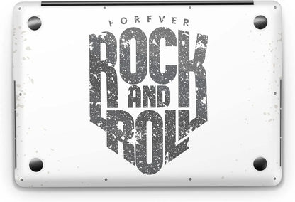 Sticker Master Music Retro Forever Rock And Roll Evrensel Sticker Dizüstü Bilgisayar Vinil Sticker Decal 12" 13" 13.3" 14" 15" 15.4" 15.6 inç Dizüstü Bilgisayar Çıkartma Koruyucu Macbook Asus Acer Hp Lenovo Huawei Dell İçin - Sticker Master