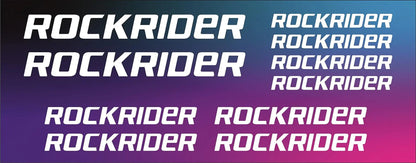 Sticker Master Rockrider Bisiklet Sticker Set Etiket