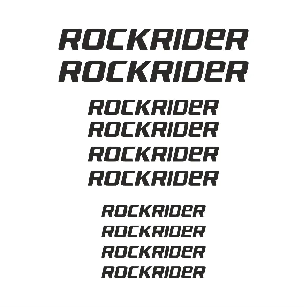 Rockrider Bisiklet Sticker Seti Kadro Dağ Bisikleti | Sticker Master