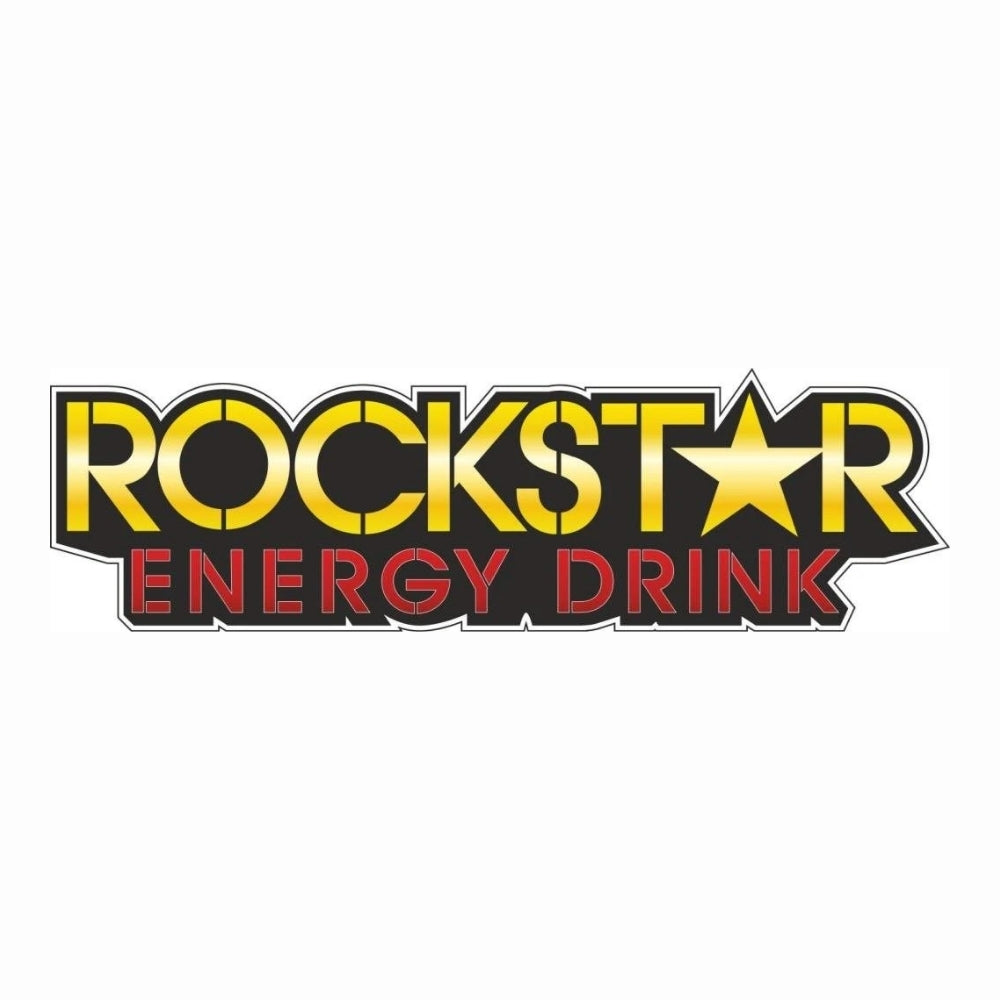 Sticker Master Rockstar Motor, Kask, Laptop, Araba, Oto Araç İçin Dayanıklı Etiket Decal 15 Cm