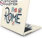 Roma Temalı Laptop Sticker İtalya Tasarım | Sticker Master