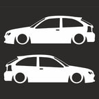 Sticker Master Rover 25 Basık Araç Sticker - 15 Cm - 2 Adet (Sağ & Sol)