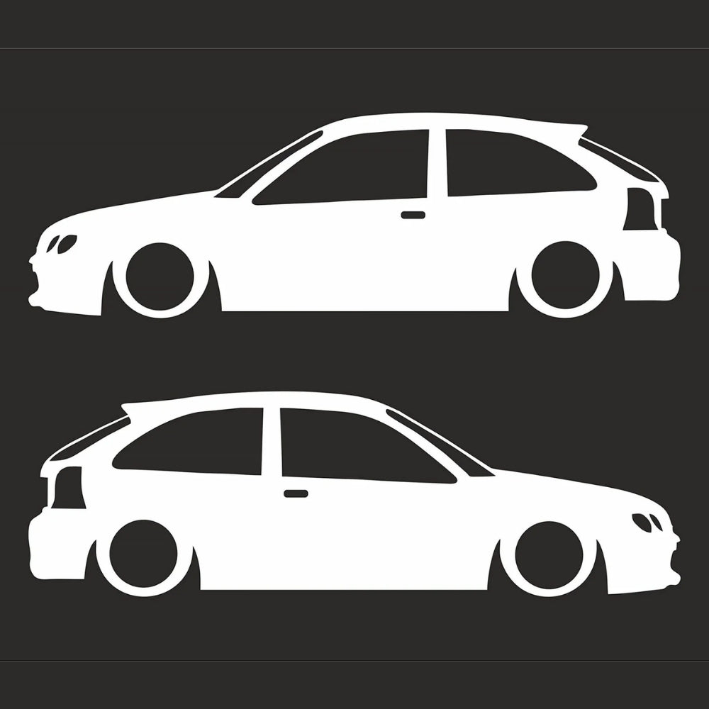 Sticker Master Rover 25 Basık Araç Sticker - 15 Cm - 2 Adet (Sağ & Sol)