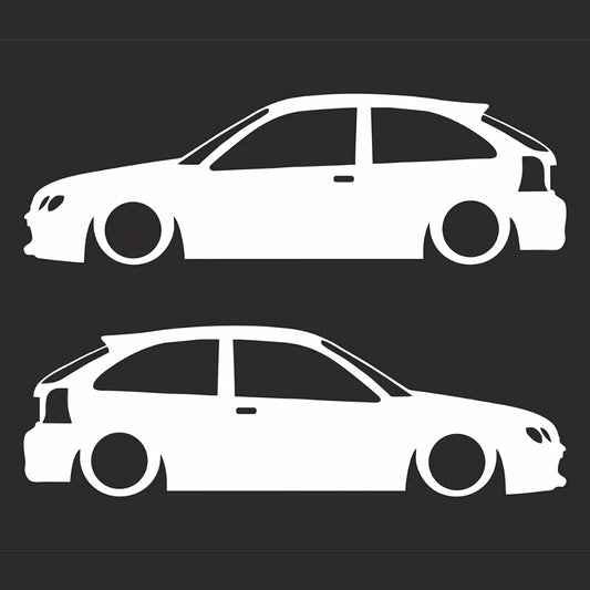 Sticker Master Rover 25 Basık Araç Sticker - 15 Cm - 2 Adet (Sağ & Sol)