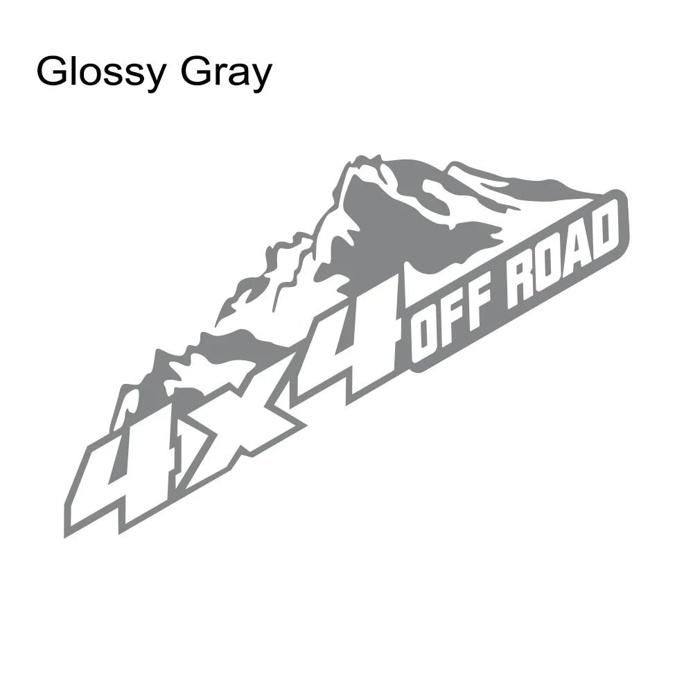 4x4 Off Road Dağ Macerası Sticker 21x7 Cm|Sticker Master