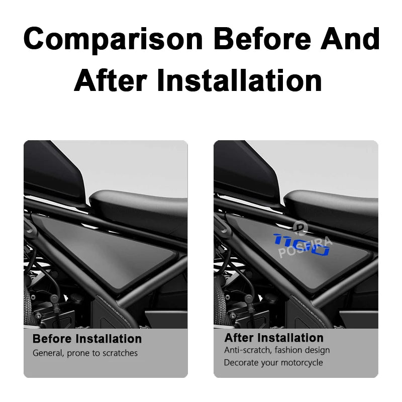 Honda Rebel 1100 Sticker Seti | CMX 1100 ve DCT Yan Kapak Logosu (2021-2025) - Sticker Master