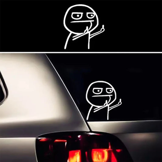 Sticker Master Komik Meme Araba Stickerı (Despise)