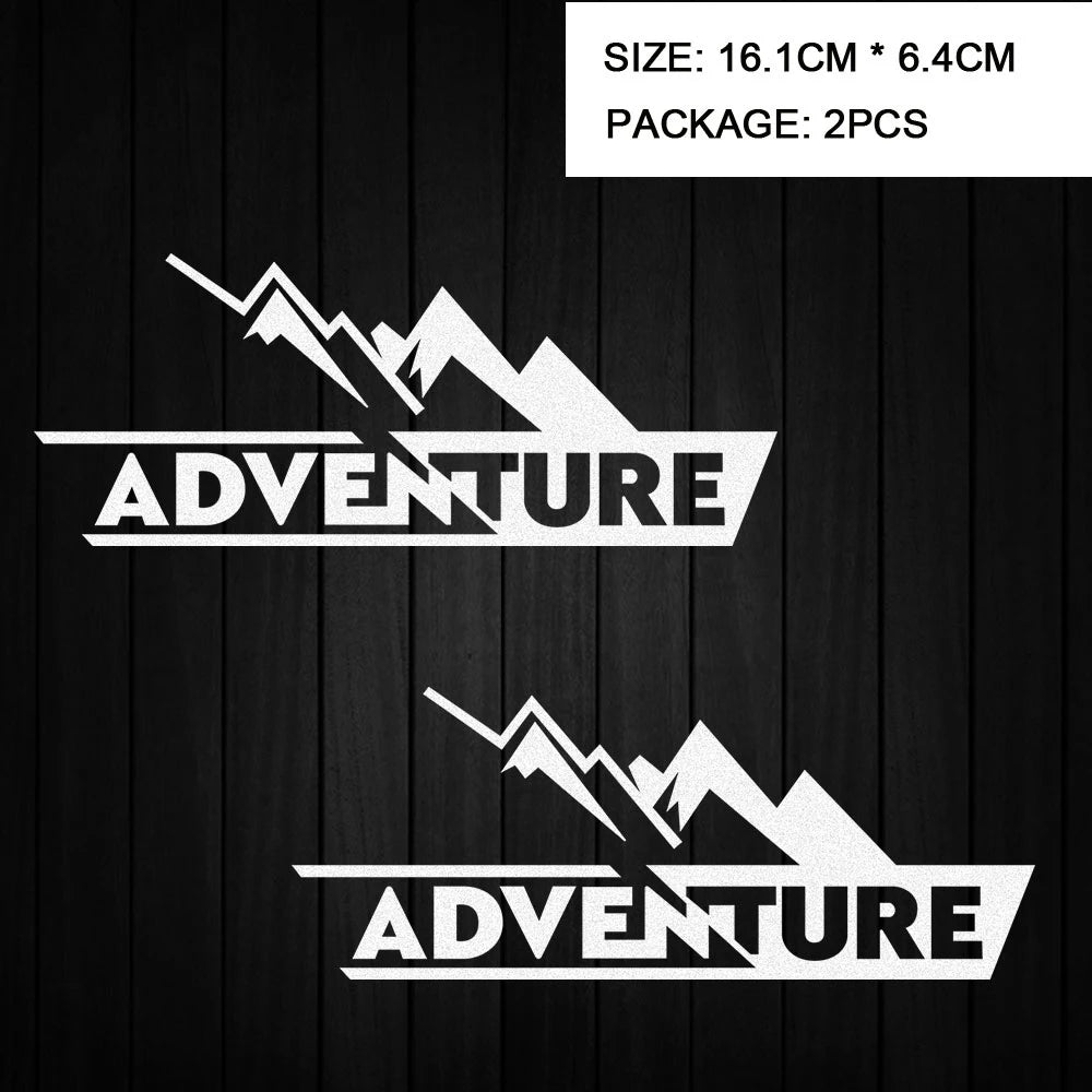 Adventure Motosiklet Sticker Seti Su Geçirmez | Sticker Master