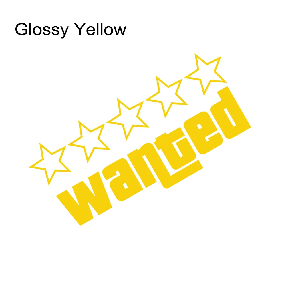 Sticker Master Wanted Araba Komik Çıkartmalar Oto Vinil Film GTA Çıkartmaları Araba Tampon Pencereleri Motosiklet Dizüstü Bilgisayar Duvarları Araba Aksesuar
