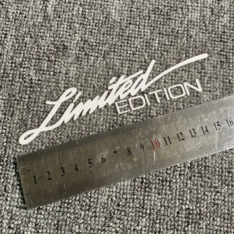 Sticker Master Limited Edition Araç Sticker (2 Adet) Etiket Araba Gövde Cam Dekor Su Geçirmez Sticker Motosiklet Çıkartmaları