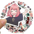 50’li Sevimli Spy x Family Anime Sticker Seti | Sticker Master