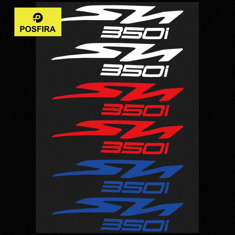 Honda SH 350i Sticker Seti | 2021-2025 Yan Grenaj Logosu (2 Adet) - Sticker Master