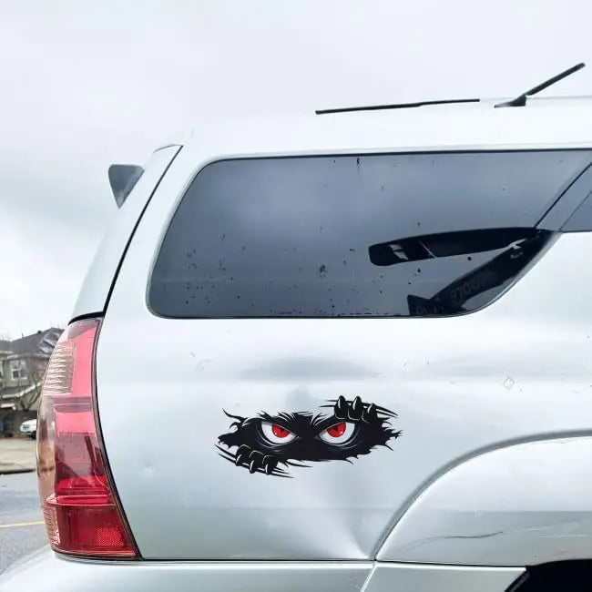 Sticker Master 3’lü Peeking Monster Sticker Seti – Su Geçirmez 3D Tarz Vinil Çıkartma Etiket Yapıştırma