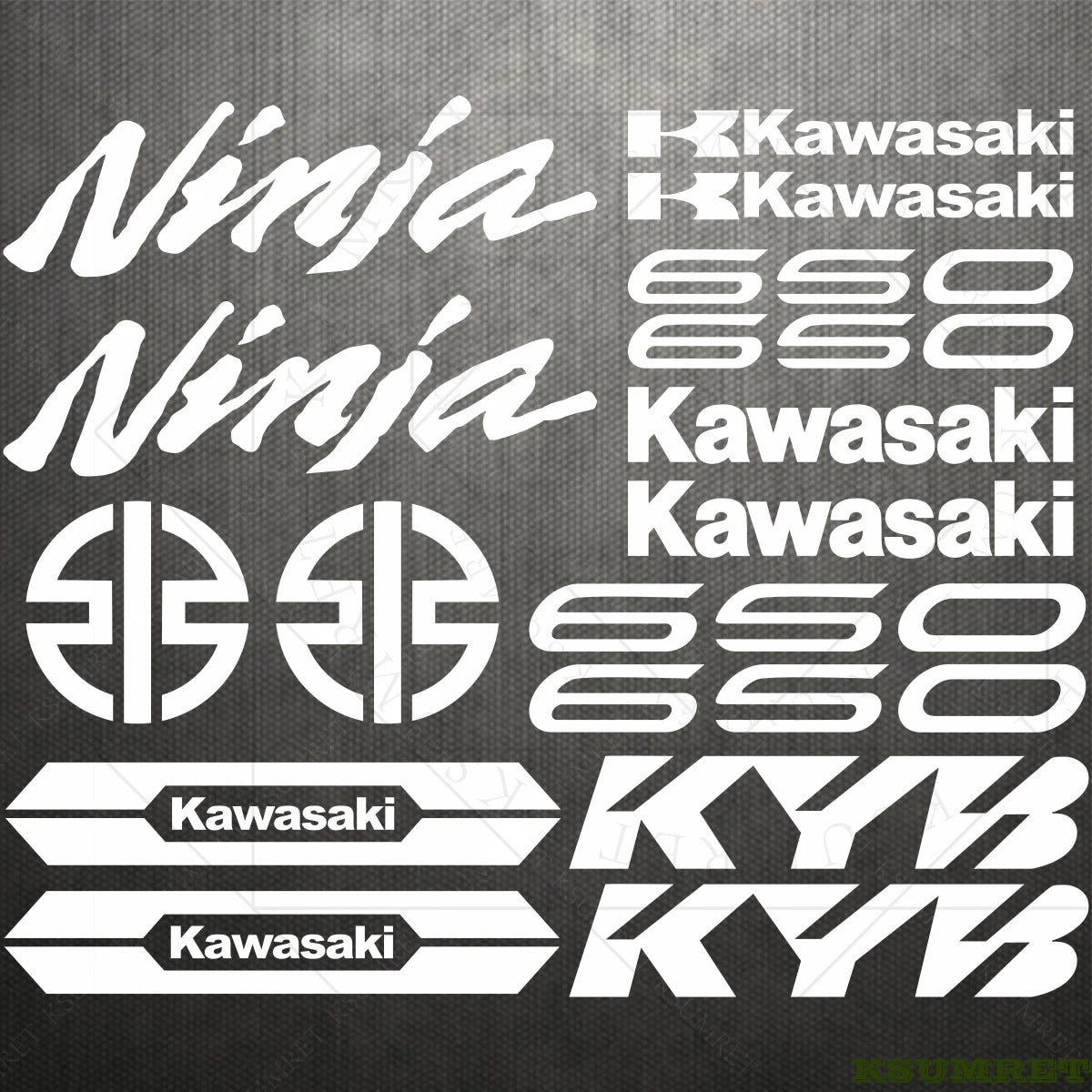 Kawasaki Ninja 650 Sticker Set Waterproof | Sticker Master