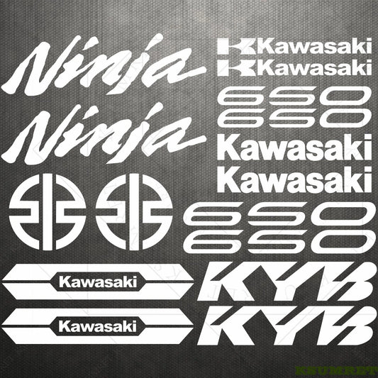Kawasaki Ninja 650 Sticker Set Waterproof | Sticker Master