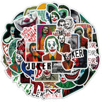 Sticker Master 50 Adet Joker Sticker Set Motor Oto Araç Laptop Telefon Çıkartma Etiket