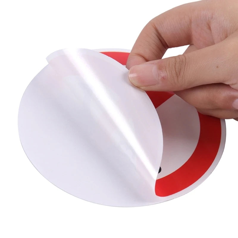 Komik Araba Sticker - Osurma Yasak Etiket - Dayanıklı Yapıştırma Çıkartma
