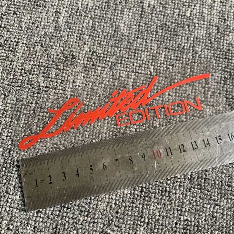 Sticker Master Limited Edition Araç Sticker (2 Adet) Etiket Araba Gövde Cam Dekor Su Geçirmez Sticker Motosiklet Çıkartmaları