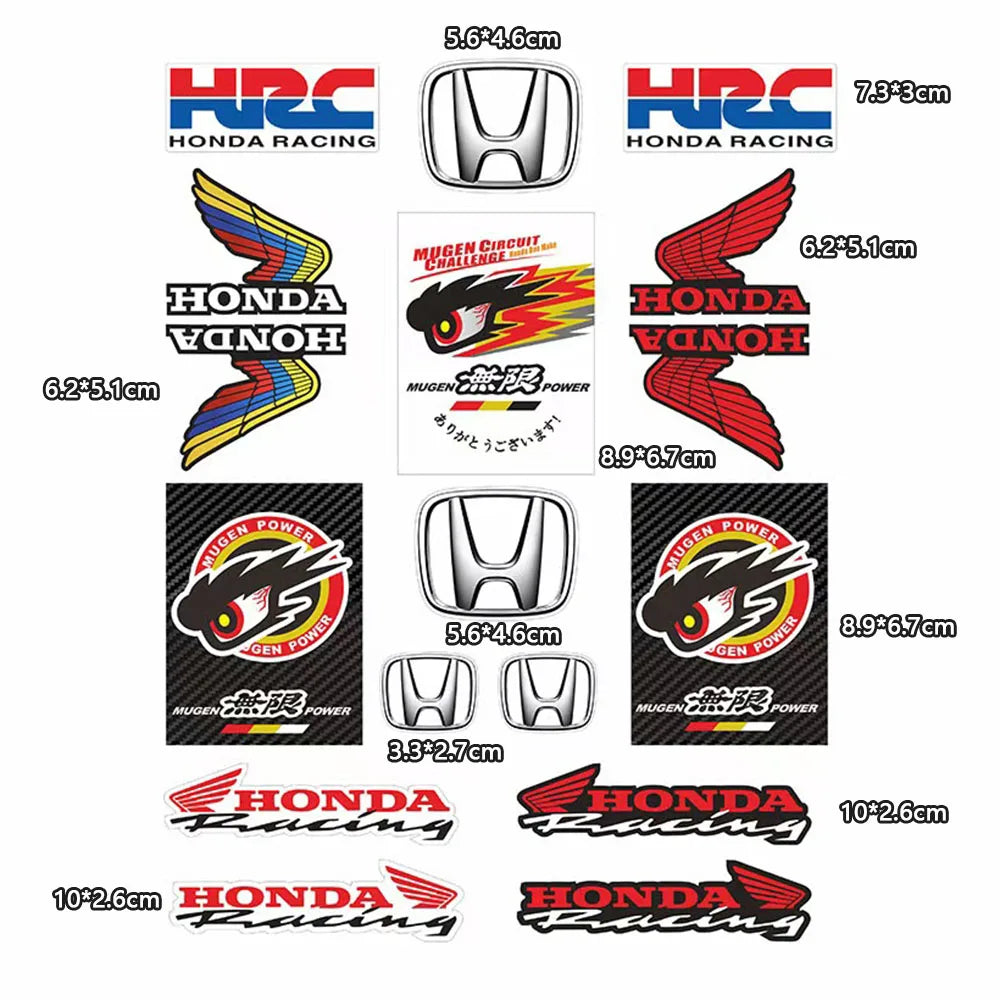 Sticker Master Honda CBR Gövde Kask Yakıt Tank Sticker Seti | Sticker Master