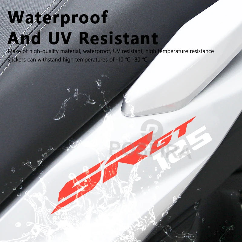 Aprilia SR GT 125 Motorcycle Sticker Waterproof | Sticker Master