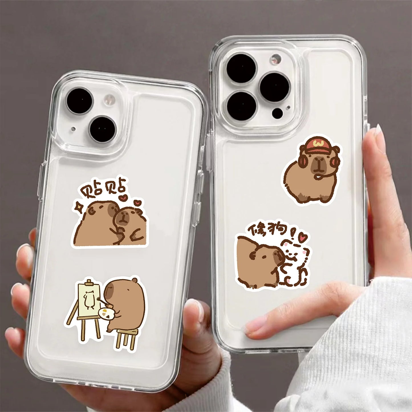 50’li Sevimli Kapibara Sticker Seti | Sticker Master