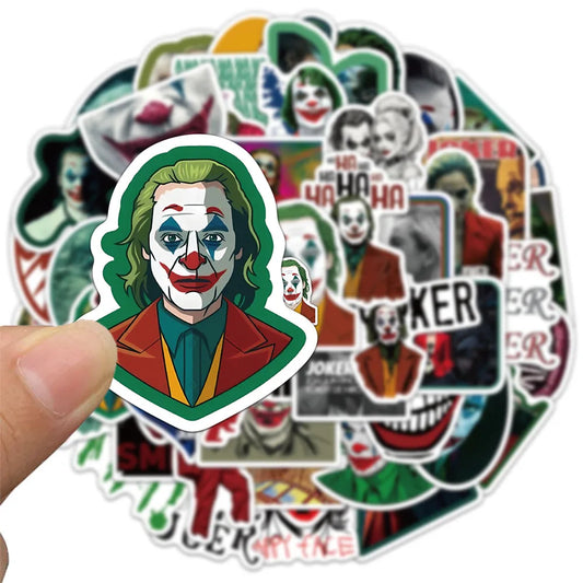 Sticker Master 50 Adet Joker Sticker Set Motor Oto Araç Laptop Telefon Çıkartma Etiket