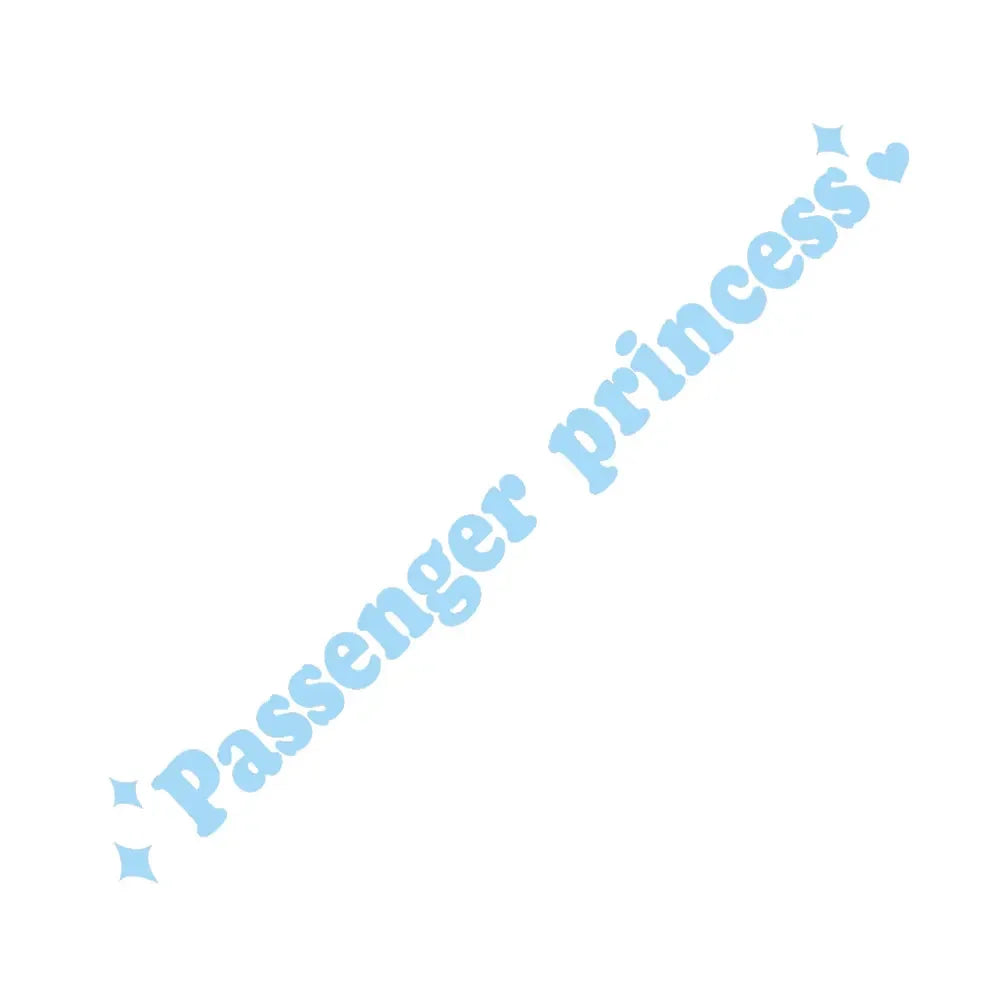 Sticker Master Passenger Princess Araba Stickerı - Sevimli Ayna Stickerı
