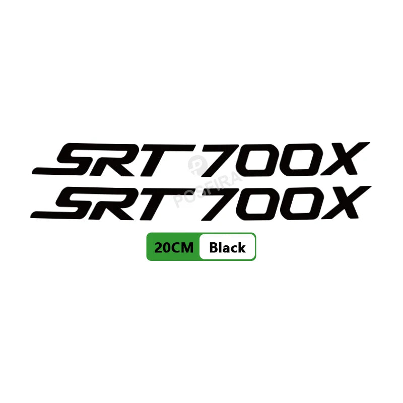QJMotor SRT700X Sticker Seti Siyah Beyaz Kırmızı Gri Çıkartma | Sticker Master