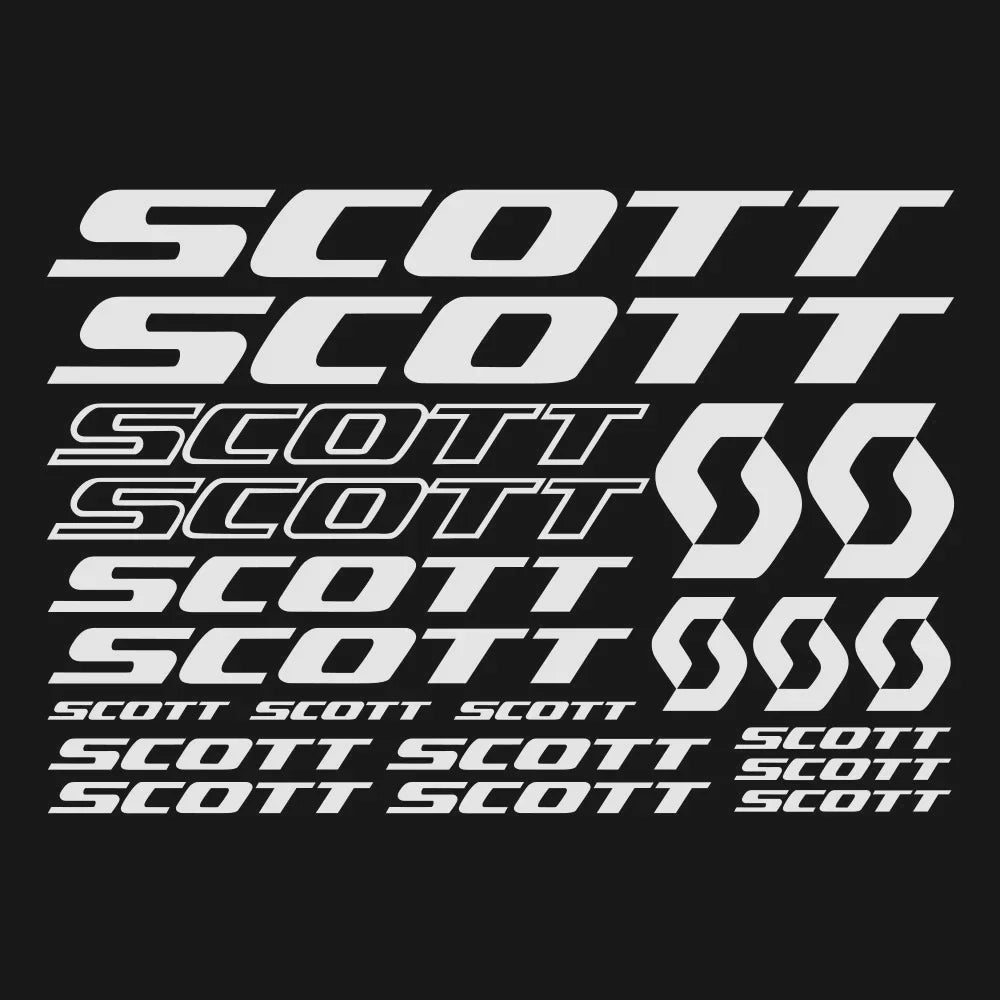 Sticker Master Scott Bisiklet Sticker Seti 21 Parça