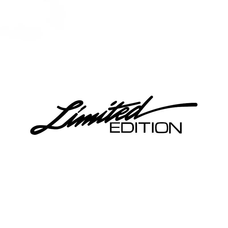 Sticker Master Limited Edition Araç Sticker (2 Adet) Etiket Araba Gövde Cam Dekor Su Geçirmez Sticker Motosiklet Çıkartmaları