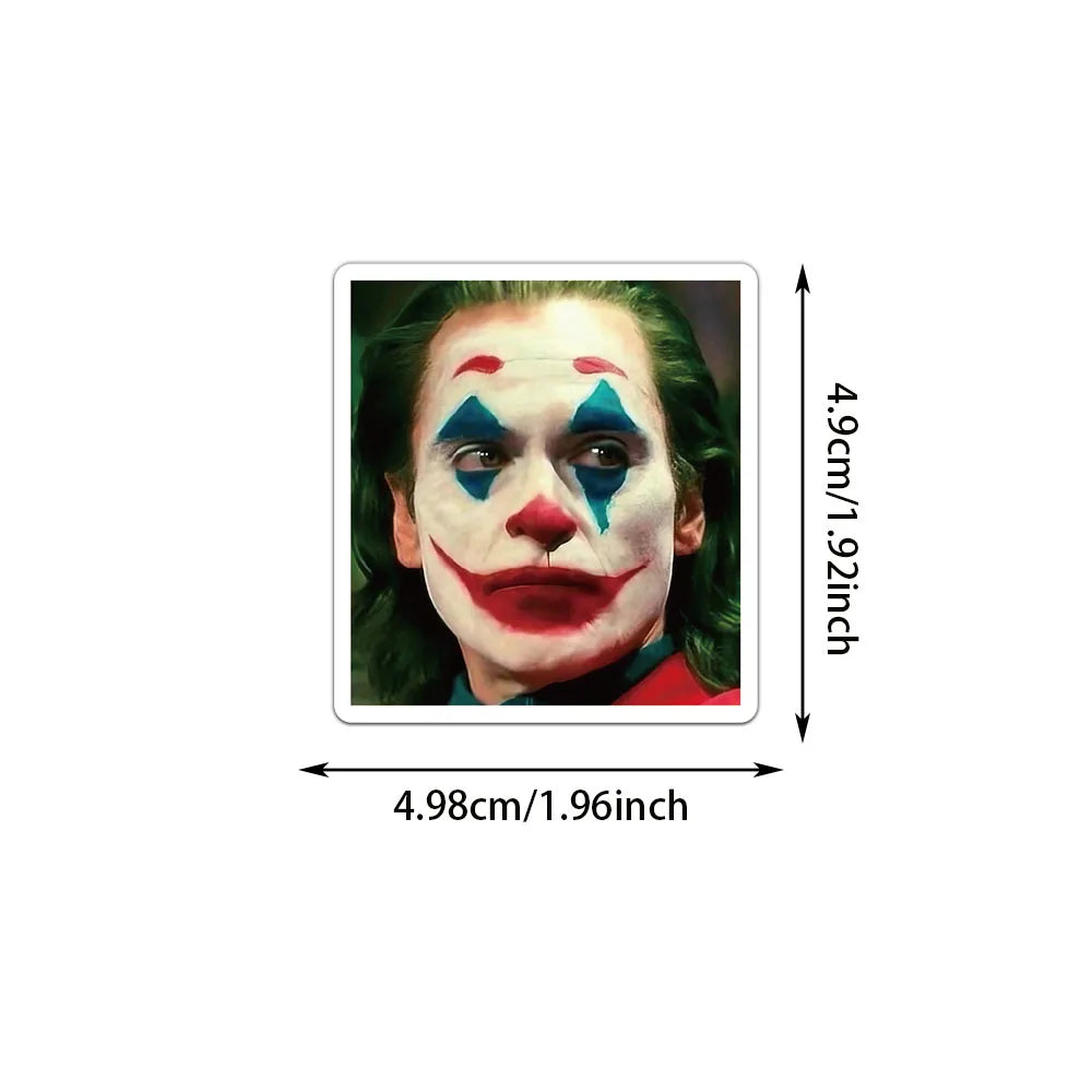 Sticker Master 50 Adet Joker Sticker Set Motor Oto Araç Laptop Telefon Çıkartma Etiket