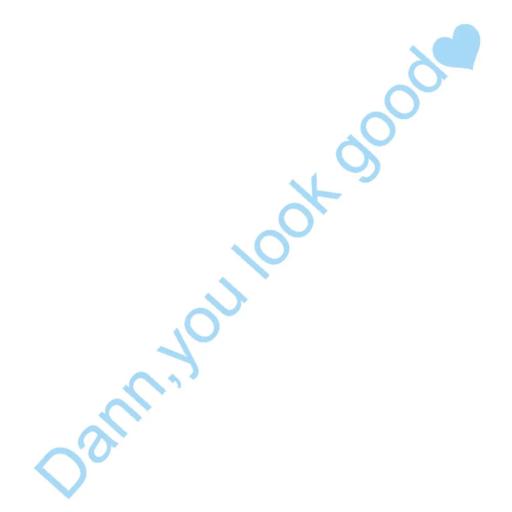 Damn You Look Good Araç Ayna Stickerı - Sticker Master