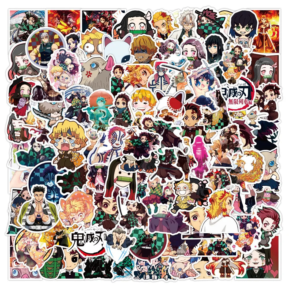 50pcs Demon Slayer Şeytan Sticker Pack | Sticker Master