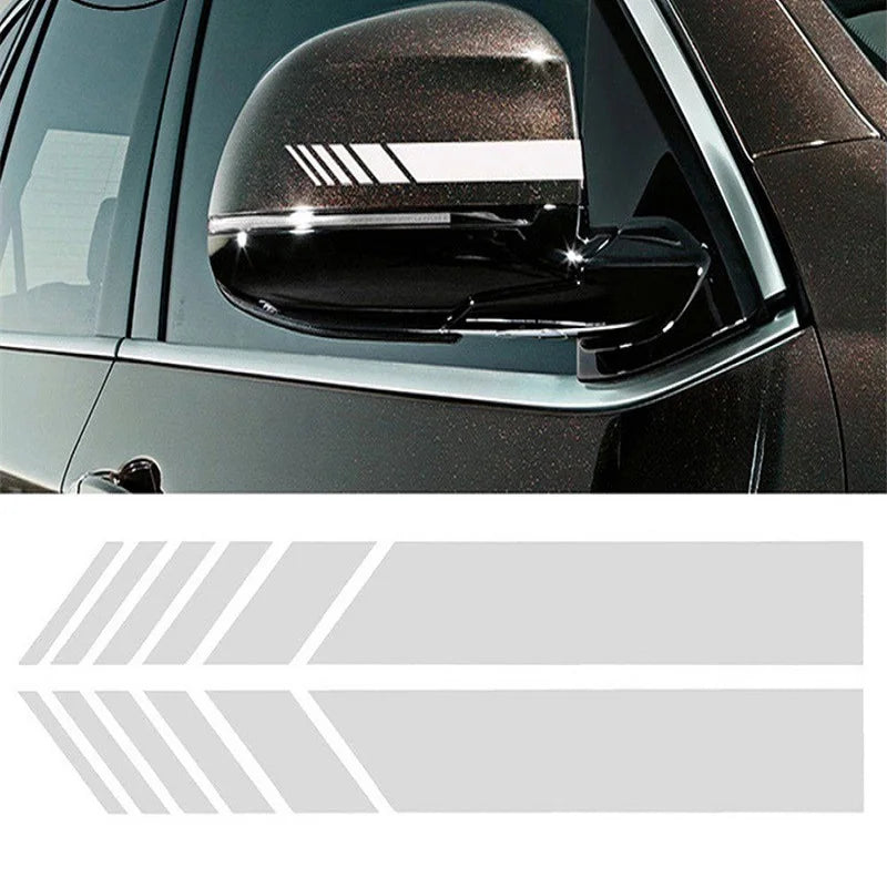 Sticker Master Araba Şerit Çıkartmalar Dikiz Aynası Vinil Çıkartmalar Dekorasyon Moda Styling Su Geçirmez Sticker Dış Aksesuarlar 2 Adet Sağ Ve Sol