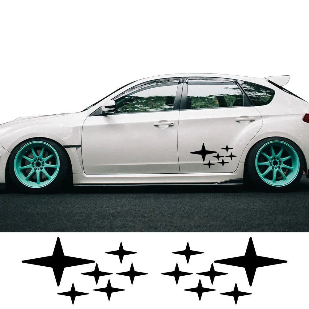 Sticker Master Araba Yan Çıkartma Sticker Etiket Yapıştırma Subaru Impreza WRX STI GDB GVB 2018 2009 2014 2002 2015 için Gövde Çizgili Çıkartmalar Koruyucu Aksesuarlar