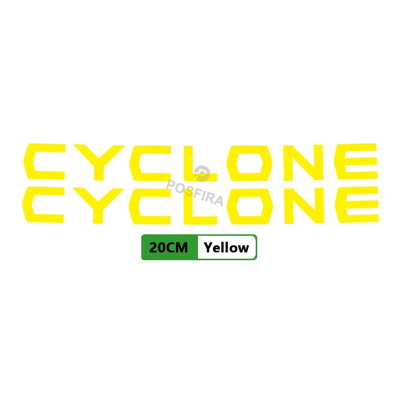Cyclone Uyumlu Logo Sticker | Yan Grenaj - Sticker Master