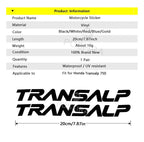 Honda Transalp XL750 Sticker Seti Su Geçirmez | Sticker Master Sticker Master