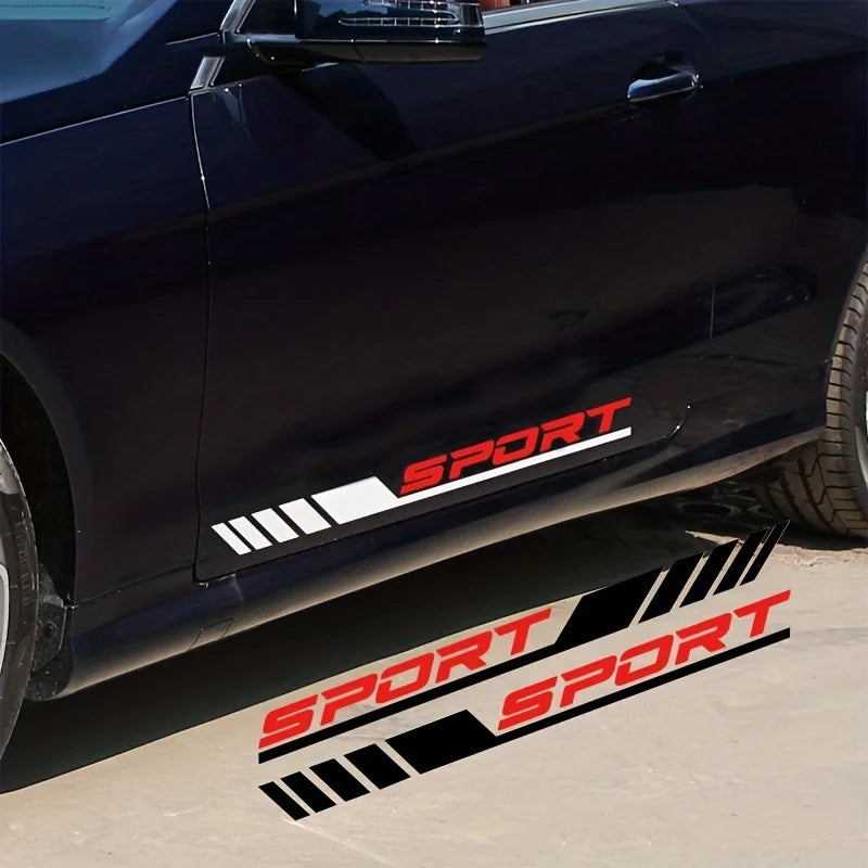 Sticker Master Sport Yan Şerit Kapı Sticker Seti (4 Parça)